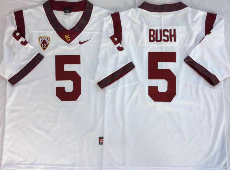 USC Trojans 5 Reggie Bush White College Football Jersey,We sell and wholesale USC Trojans 5 Reggie Bush White College Football Jersey on line form chian!